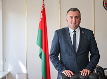 Поздравление генерального директора УП "МИНСКОБЛГАЗ" с Днем работников нефтяной, газовой и топливной промышленности