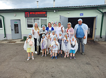 Воспитанники ГУО «Социально-педагогический центр Центрального района г.Минска» побывали в гостях у филиала «Сельскохозяйственное управление Бобровичи» УП «МИНСКОБЛГАЗ»