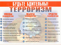 Будьте бдительны! Памятка по антитеррору 